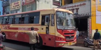 தக்கலை: பஸ்நிலைய விதியை மதிக்காத கேரளா அரசு பஸ்கள் – வீடியோ