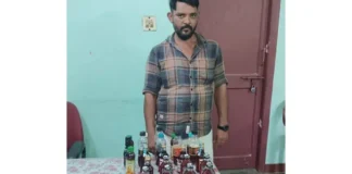 களியக்காவிளை: மது கடத்திய ஆட்டோ ஓட்டுனர் கைது