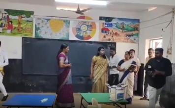 பத்மநாபபுரம்: தொகுதி வாக்குசாவடிகளை கலெக்டர் ஆய்வு