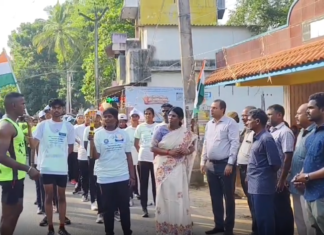 குமரி: தேர்தல் விழிப்புணர்வு மினி மாரத்தான்