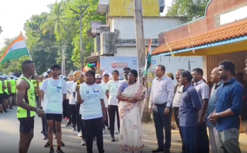 குமரி: தேர்தல் விழிப்புணர்வு மினி மாரத்தான்