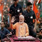 நாகர்கோவிலில் பிரதமர் மோடி ரோடு ஷோ