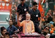 நாகர்கோவிலில் பிரதமர் மோடி ரோடு ஷோ