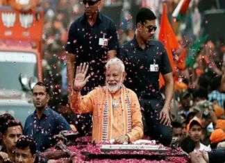 நாகர்கோவிலில் பிரதமர் மோடி ரோடு ஷோ