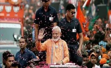 நாகர்கோவிலில் பிரதமர் மோடி ரோடு ஷோ