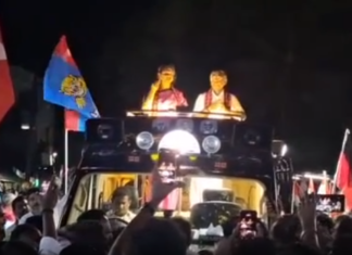 குமரி: கனிமொழி எம்பி தேர்தல் பிரச்சாரம்