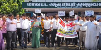 குமரி: வாக்குப்பதிவை வலியுறுத்தி சட்ட கல்லூரி மாணவர்கள் பேரணி