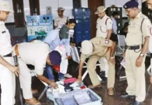 நாகர்கோவில் ரயில் நிலையத்தில் சோதனை