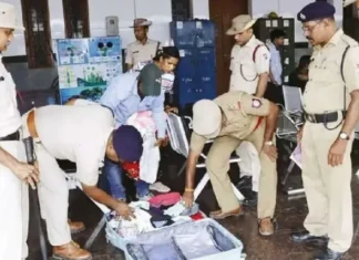 நாகர்கோவில் ரயில் நிலையத்தில் சோதனை