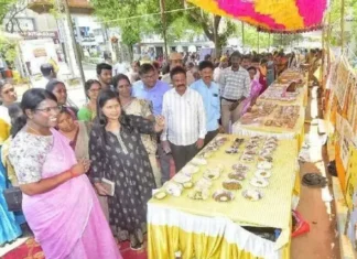 குமரியில்: நூதன முறையில் வாக்குப்பதிவு விழிப்புணர்வு