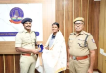 குமரி பெண் தலைமை காவலருக்கு தேசிய விளையாட்டில் பதக்கம்