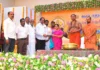 குமரியில்: கோவில் விழாவில் நீதிபதி விக்டோரியா கெளரி பங்கேற்ப