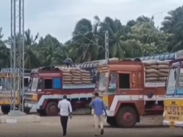 கும்பகோணத்தில் இருந்து 2500 டன் ரேஷன் அரிசி குமரி வருகை