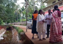 குமரியில்: கால்வாய் புனரமைப்பு பணிகளை கலெக்டர்