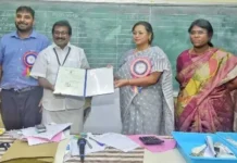 மார்க்சிஸ்ட் கட்சி வேட்பாளருக்கு வெற்றி சான்றிதழ்