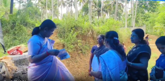 வெள்ளிச்சந்தை: கால்வாய் அகலப்படுத்தும் பணி கலெக்டர் ஆய்வு