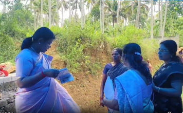 வெள்ளிச்சந்தை: கால்வாய் அகலப்படுத்தும் பணி கலெக்டர் ஆய்வு
