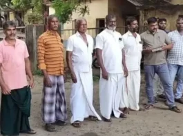 நாகர்கோவிலில் சுமை தூக்கும் தொழிலாளர்கள் போராட்டம்.