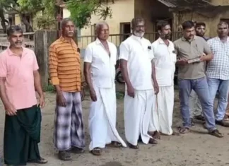 நாகர்கோவிலில் சுமை தூக்கும் தொழிலாளர்கள் போராட்டம்.