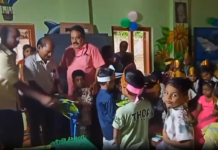 இடைக்காடு: அரசு தொடக்க பள்ளியில் மேளதாளம் முழங்க வரவேற்பு