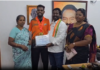 குமரியில்: மாற்று திறனாளி வாலிபருக்கு எம் பி பாராட்டு