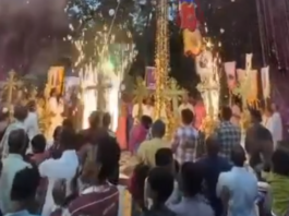 தேமானூர்: புனித தோமையார் ஆலய விழா துவக்கம்