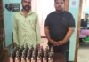 இரணியல்: 49 மது பாட்டில்களுடன் 2 பேர் கைது