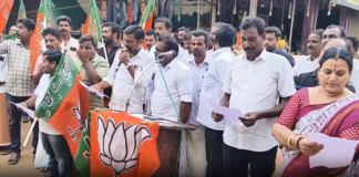 திருவட்டாறு: கோயில் அருகே டாஸ்மாக் கடை ; பாஜக போராட்டம்