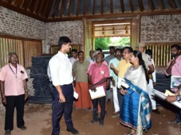 இரணியல் அரண்மனை புனரமைப்பு பணிகள் ; கலெக்டர் பார்வை