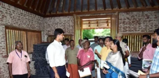 இரணியல் அரண்மனை புனரமைப்பு பணிகள் ; கலெக்டர் பார்வை