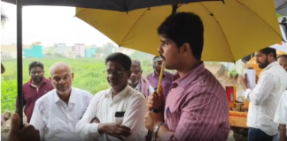 செம்மாங்குளம் புனரமைப்புப் பணிகளை கலெக்டர் ஆய்வு