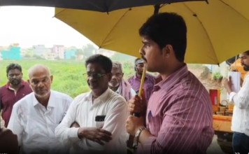செம்மாங்குளம் புனரமைப்புப் பணிகளை கலெக்டர் ஆய்வு