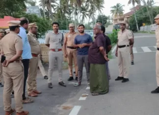 குளச்சல்: கடலோர கிராமங்களில் போலீஸ் எஸ் பி கண்காணிப்பு