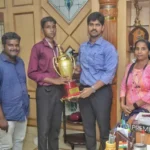 குமரி: தேசிய போட்டியில் மாணவர் 2-ம் இடம்; கலெக்டர் பராட்டு