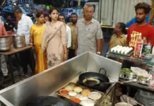 நாகர்கோவில் பார்வதிபுரம் பகுதியில் ஆணையர் ஆய்வு