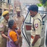 கடன் கொடுப்பதாக கூறி பத்திரம் மோசடி: மூதாட்டிக்கு நேரில் ஆறுதல் கூறிய எஸ்.பி. ஸ்டாலின்