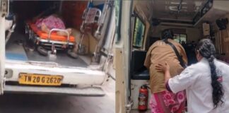நாகர்கோவில் பெண் பயணிகளிடம் அலட்சியமாக நடந்து கொண்ட அரசு பஸ் டிரைவர் கண்டக்டர் நாகர்கோவிலில் அரசுப் பேருந்தின் தானியங்கி கதவில் சிக்கி மூச்சுத்திணறல் ஏற்பட்ட பெண் மருத்துவமனையில் தீவிர சிகிச்சை